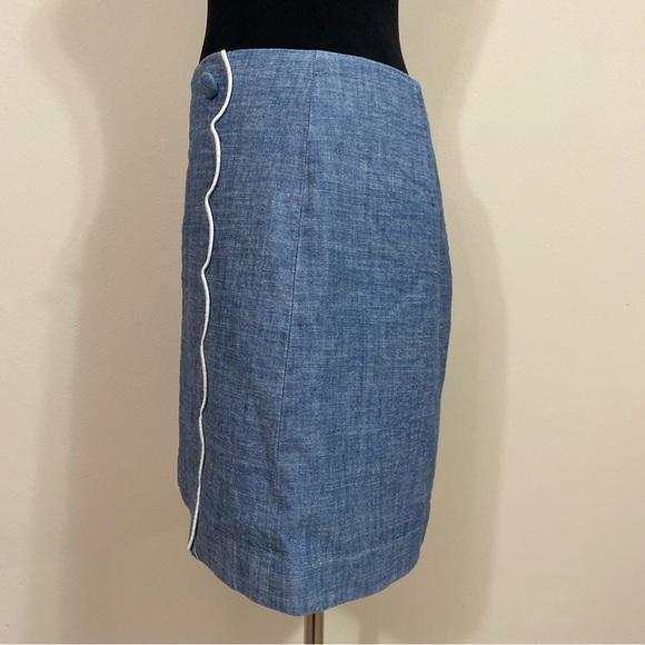 Chambray mini skirt - Picture 2 of 5